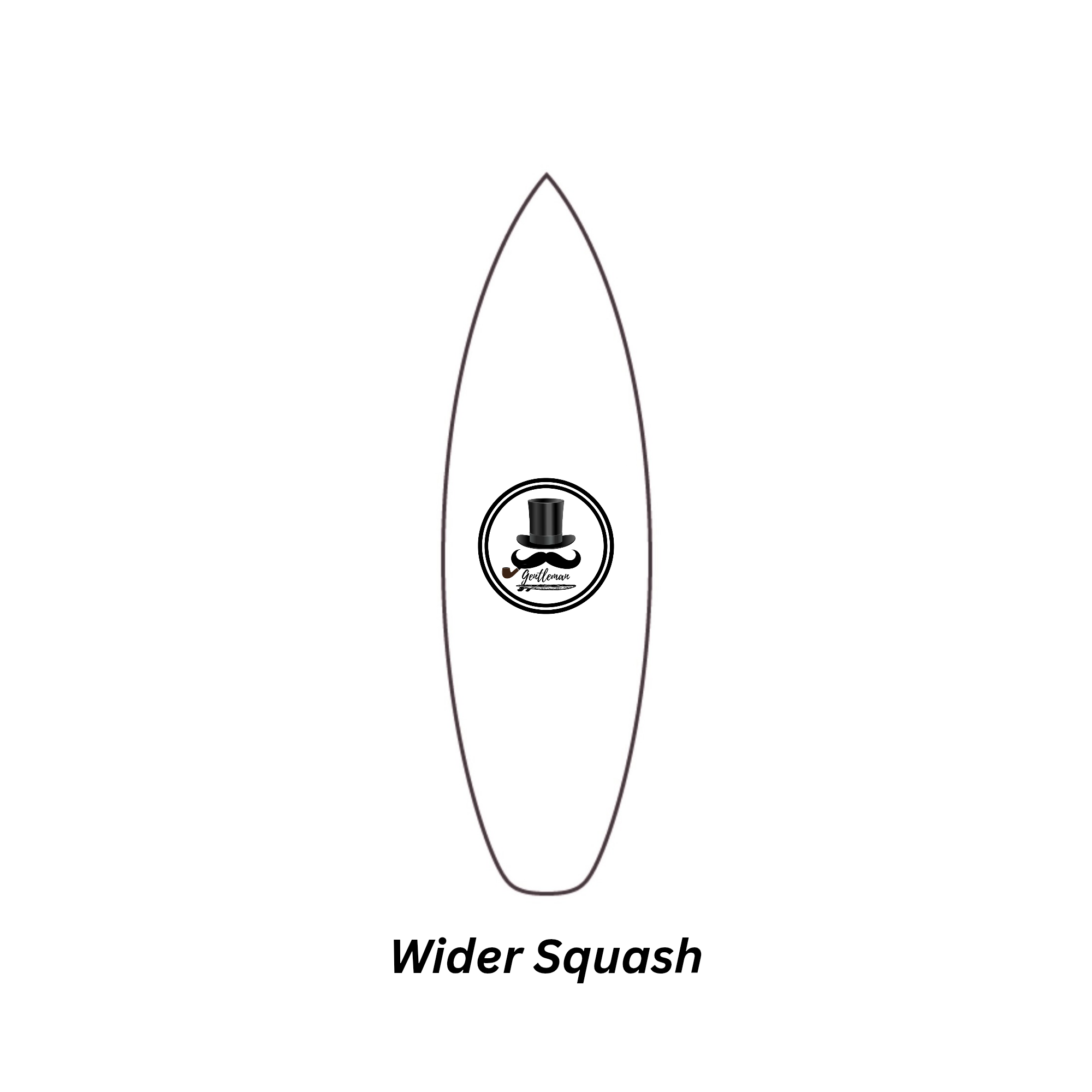 Outline Wider Squash Gentleman